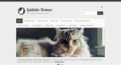 Desktop Screenshot of gatinhobranco.com